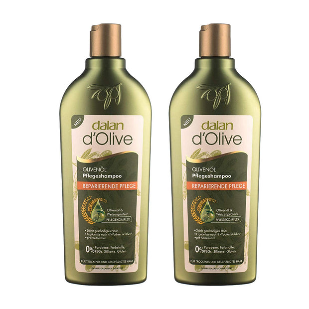 Dalan d'Olive Reparierendes Pflegeshampoo in einer Flasche doppelt