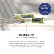 Dalan d'Olive Feuchtigkeitscreme mit und ohne Verpackung von vorne